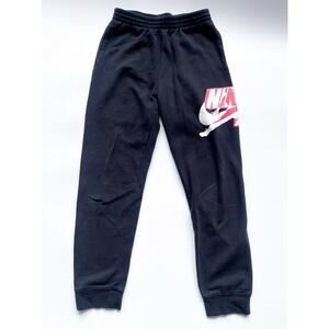 Teen Boy's Jordan Nike Air Black and Red Sweatpants Size XL 13-15